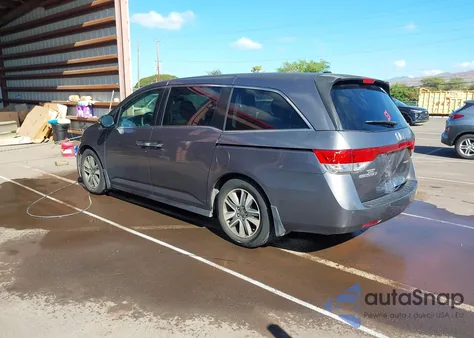 2014 Honda Odyssey Touring/Touring Elite from USA, damaged, VIN 5FNRL5H98EB055142